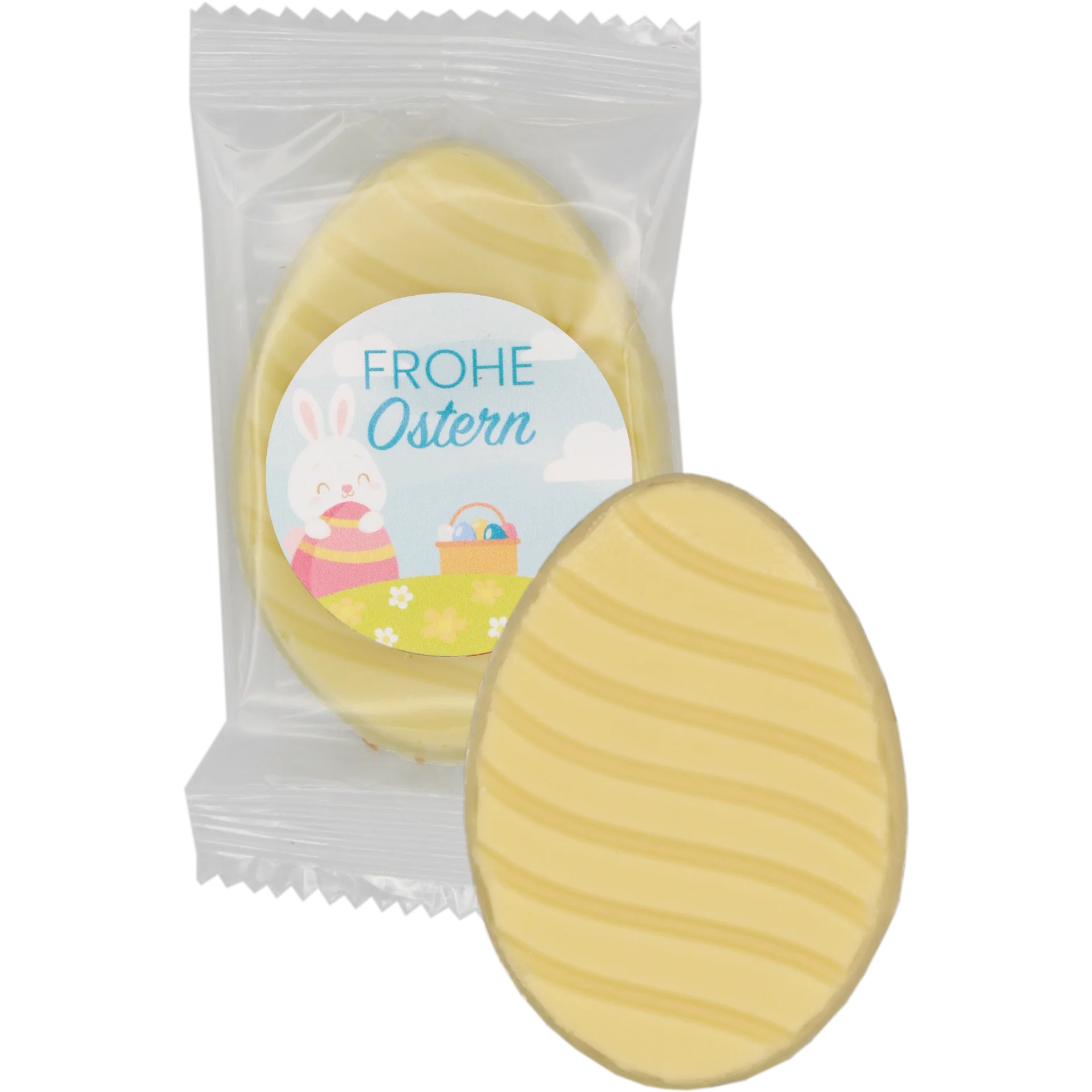 Schoko Osterei - Weiß