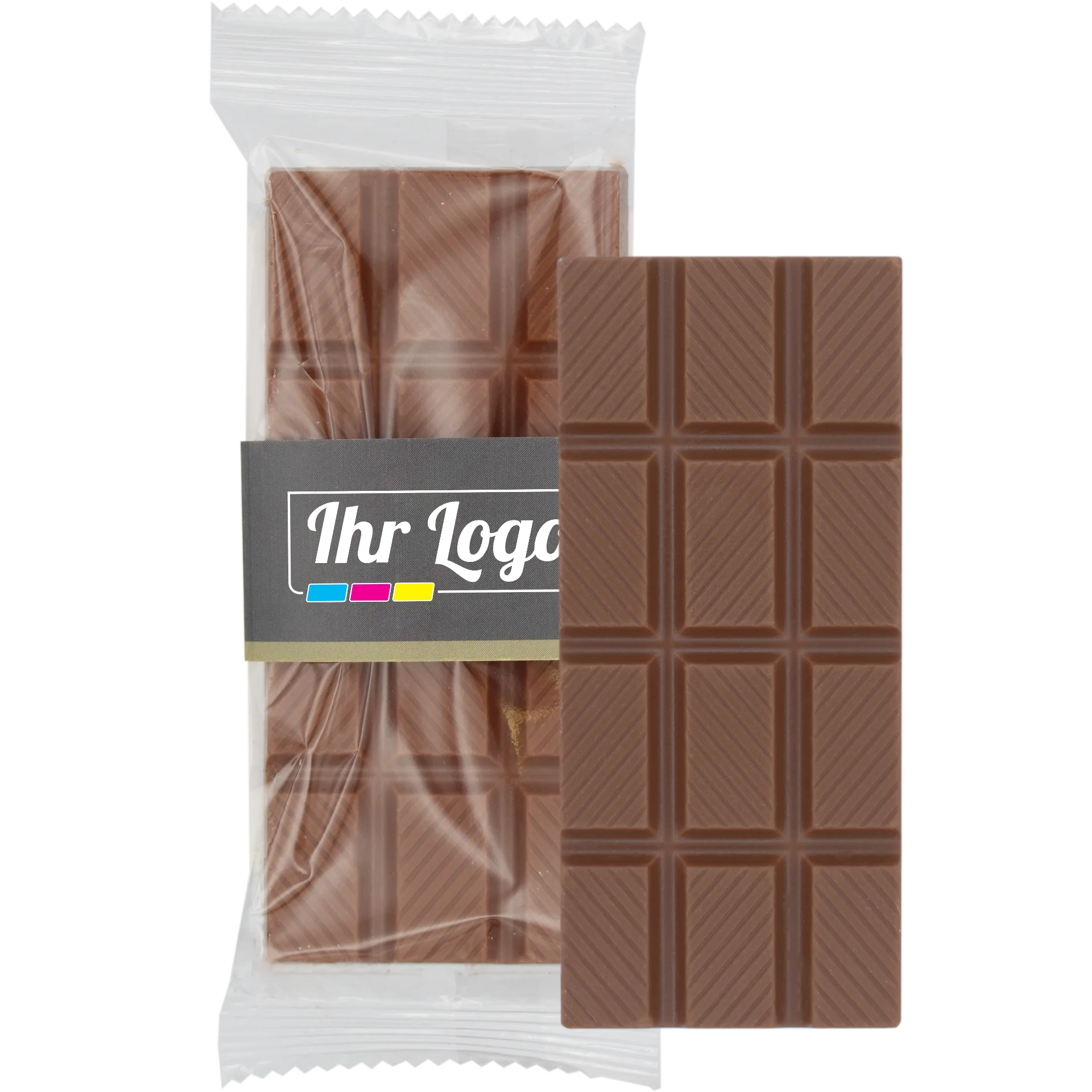50g Tafel -  Vollmilch mit Banderole